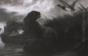 Banquet Disturbed by William Perring Hollyer