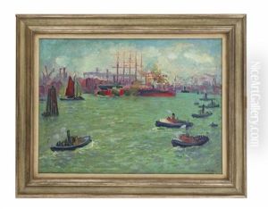 Hamburger Hafen by Arthur Holm