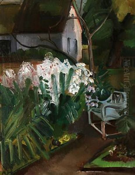 Scenery From The Artist's Garden - view 1