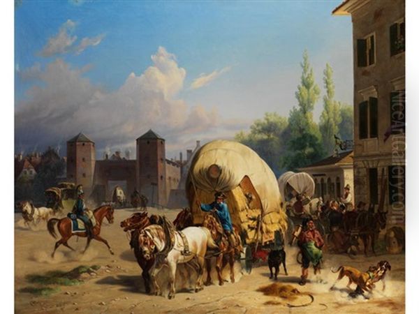 Buntes Treiben Vor Dem Sendlinger Tor In Munchen - view 1