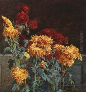 Still Life With Chrysanthemums