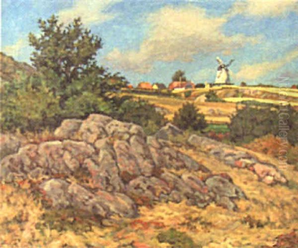 Windmill In An Extensive Landscape - view 1