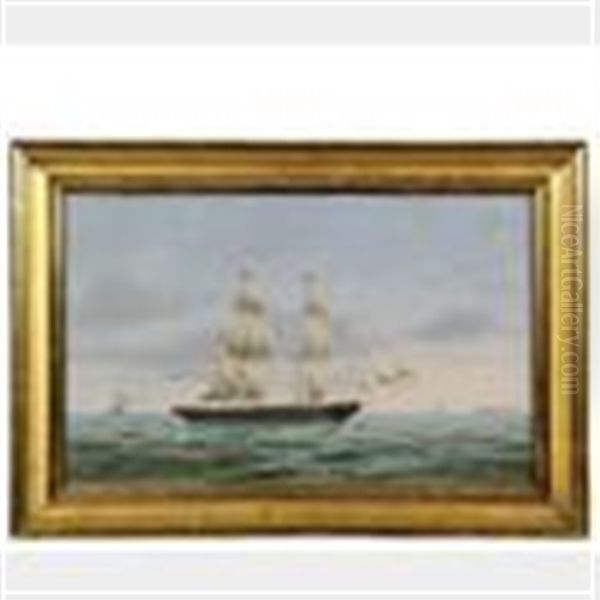 Ship's Portrait Of The Danish Brig 'friedrich' - view 1