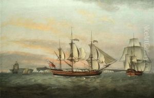 The Three-masted Merchantman Ann Black Off Dover