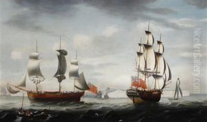 The Merchantman Selby Off Dover by Francis Holman