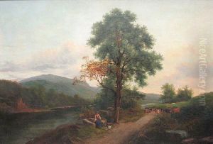 On A Country Lane by Adam Barland