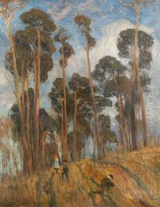 Lekende Barn I Skogen Lekende Barn I Skogen