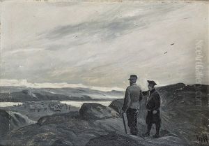 Kong Oscar Ii Pa Finnmarksvidda by Thorolf Holmboe
