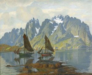 Norskt Fjordlandskap by Thorolf Holmboe