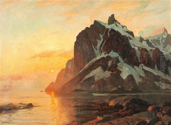 Midnattsol Lofoten (midnight Sun In Lofoten) - view 1