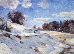 Vinter Pa Bygdoy by Thorolf Holmboe