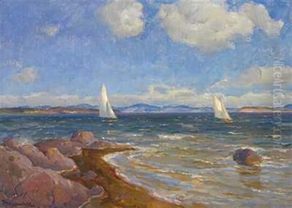 Seilbater Pa Fjorden - view 1