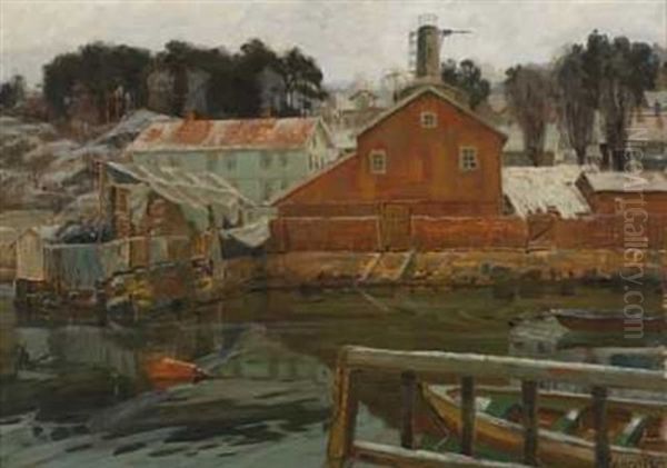 Gammelt Fabrikkomrade Ved Elven - view 1