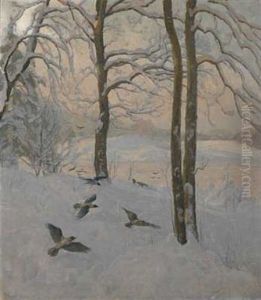 Vinterdag I Skogen Vinterdag I Skogen