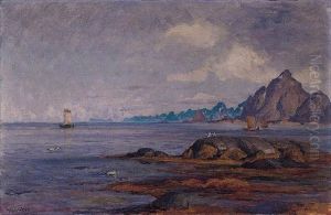 Bater Ved Nordkap by Thorolf Holmboe