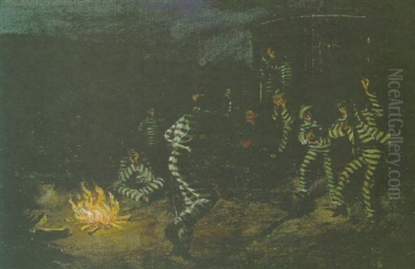 Evening In Convict Camp, Tennessee - view 1