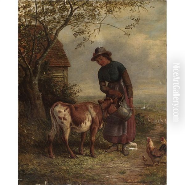 Feeding The Calf - view 1