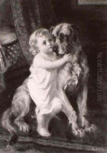 Playmates by George Augustus Holmes