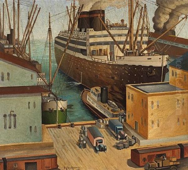Docked Ships (san Francisco?) - view 1