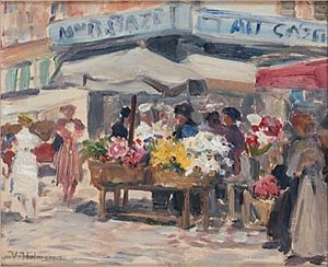 Torghandel, Nice by Vilhelm Holmgren