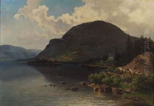 Fjordlandskap by Josephina Holmlund