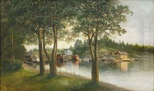 Skargardslandskap by Josephina Holmlund