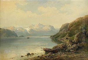 Fjordlandskap by Josephina Holmlund