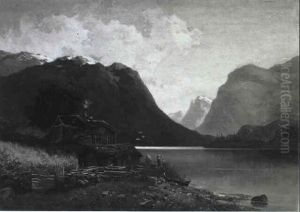 Fjordlandskap by Josephina Holmlund