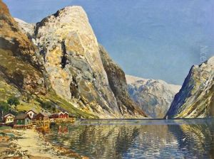 A Fjord by Johann Holmstedt