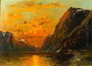 Fjordlandschaft by Johann Holmstedt