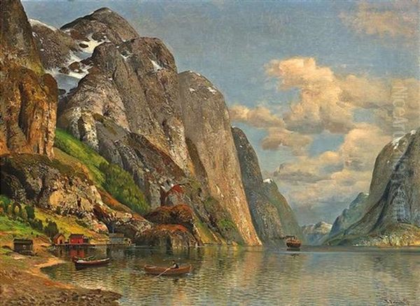 Sommerliche Fjordlandschaft - view 1