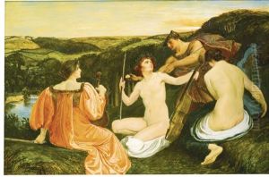 Mercury Inspiring Three Musical Graces by Charles Holroyd