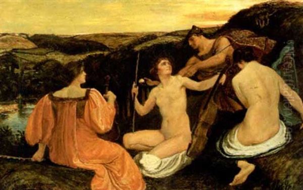 Neoclassical Figures In A Landscape - view 1