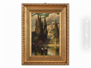 Southern Park Landscape by Constantin Hoelscher