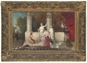 Allegory Of Spring by Constantin Hoelscher