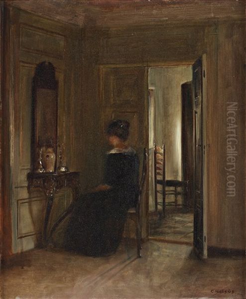 Interior With Woman - view 1