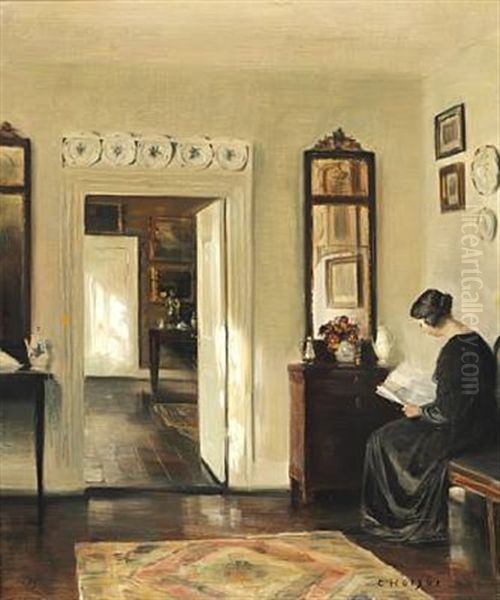 Interior With The Painter's Wife Reading - view 1