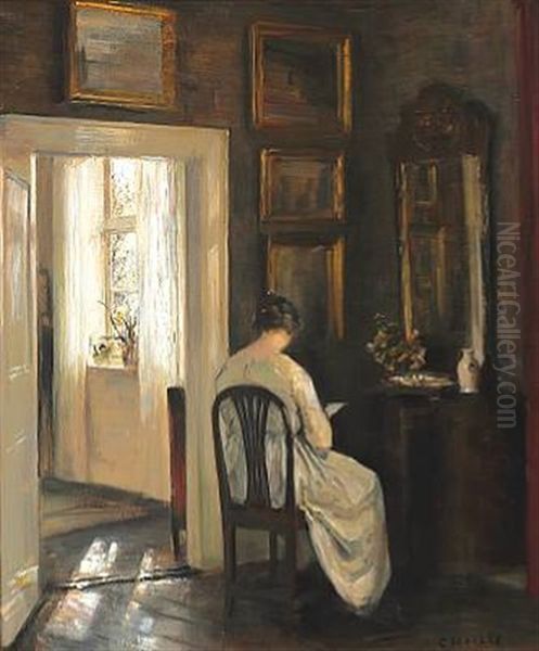 Interior With The Painter's Wife Reading - view 1