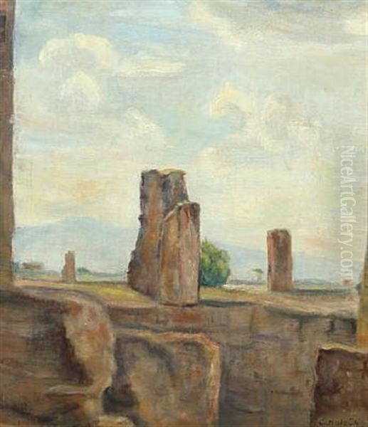 Landscape With Ruins, Presumably From Italy - view 1