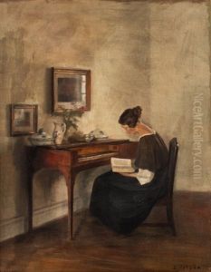 Vid Klavikordet by Carl Vilhelm Holsoe