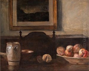Stilleben Med Applen by Carl Vilhelm Holsoe