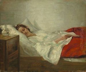 Schlafende Frau