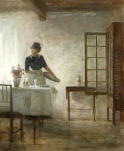 Interior Fran Matsal by Carl Vilhelm Holsoe