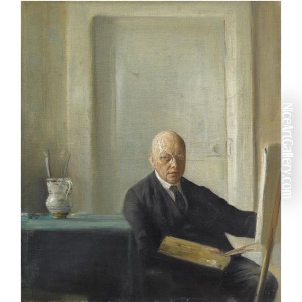 Kunstneren Ved Sit Staffeli-self Portrait - view 1