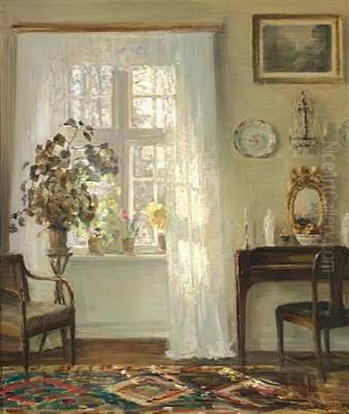 Interior Med Sollys Gennem Et Vindue - view 1