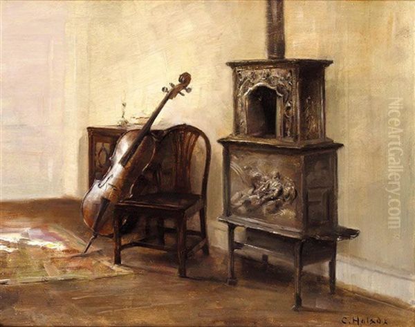 Interieur Med En Cello (interior With A Cello) - view 1
