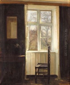 Abent Vindue (the Open Window) by Carl Vilhelm Holsoe