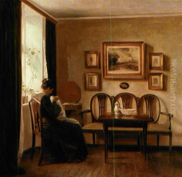 Interior Med Kunstnerens Hustru Sytojet - view 1