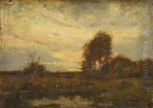 Landscape With Pond by John Noble Barlow