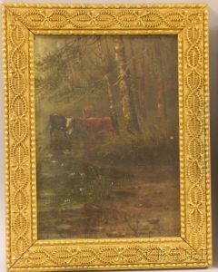 Woodland View With Cows by John Noble Barlow
